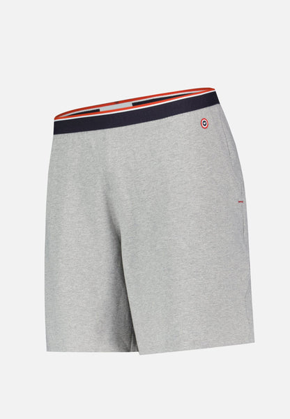 Bas de pyjama court gris en coton - Zouzou Gris Chiné