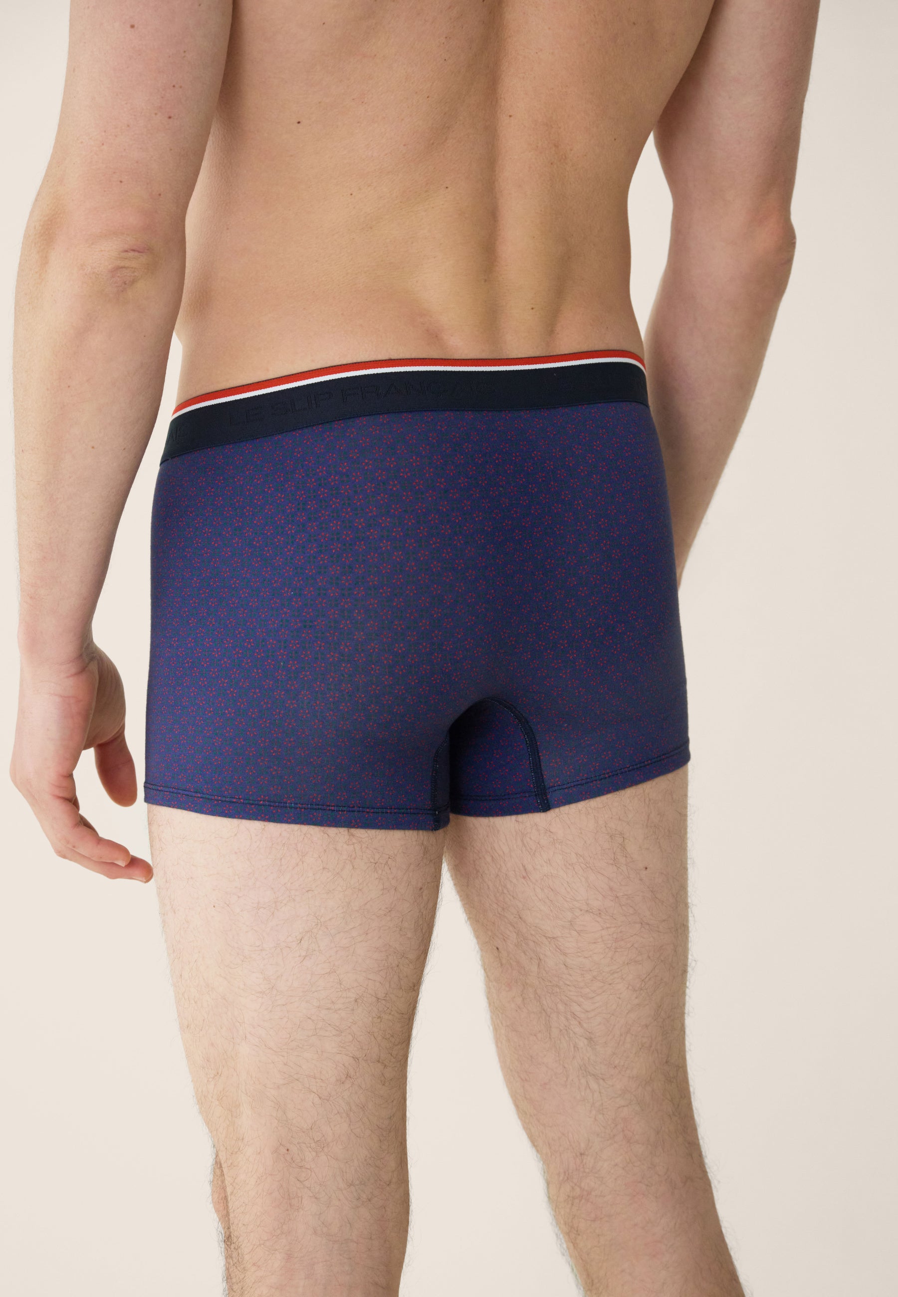 Boxer imprimé indigo en coton - Marius Kdo Indigo