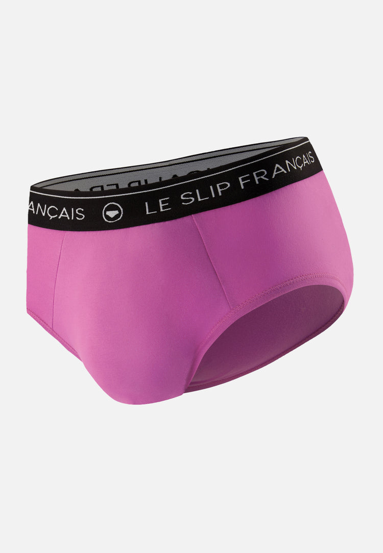 Slip fuchsia en coton - Intrepide Fuchsia - Le Slip Français - 1