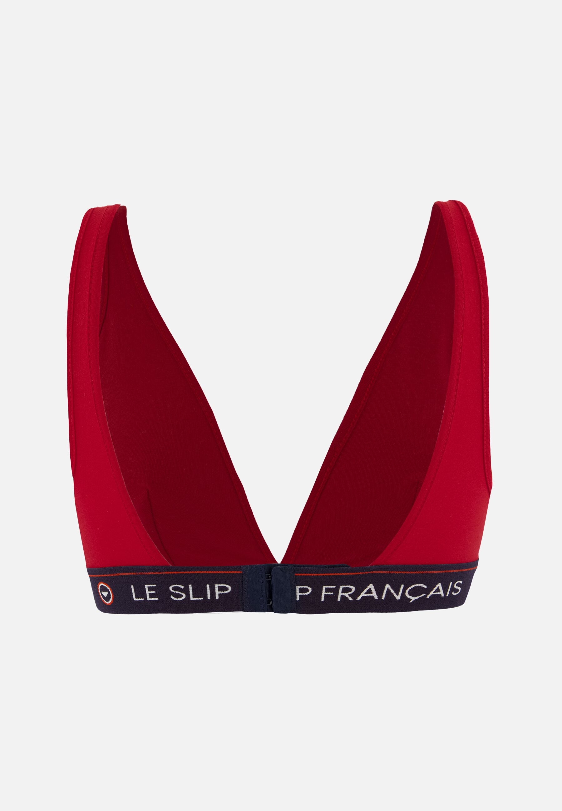 Soutien-gorge triangle sans armature rouge en coton - Séduisante Rouge Cerise