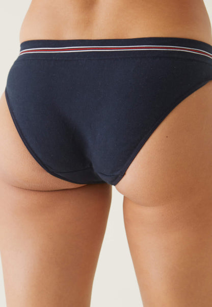 Pack Culotte Brassière En Coton Sans Couture - Pack Cathy Anaïs Marine