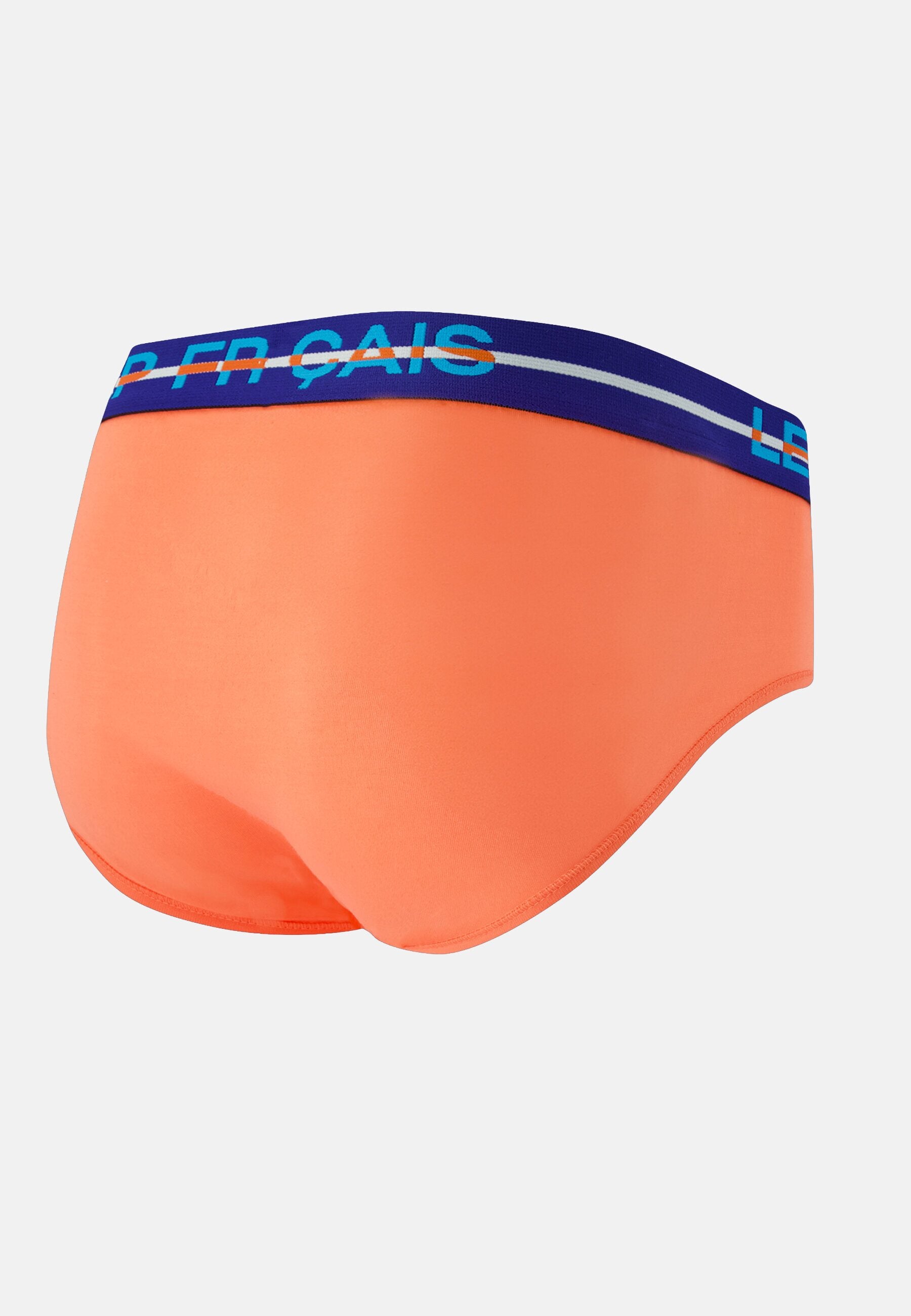 Slip orange en coton - Intrépide Orange Corail