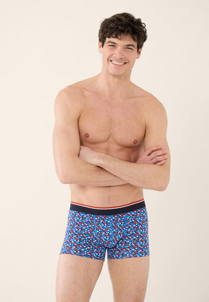 Cotton boxer shorts - Marius Cami Fluorescent Blue