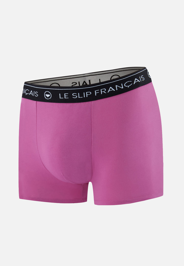 Boxer rose fuchsia en coton - Redoutable Fuchsia - Le Slip Français - 1