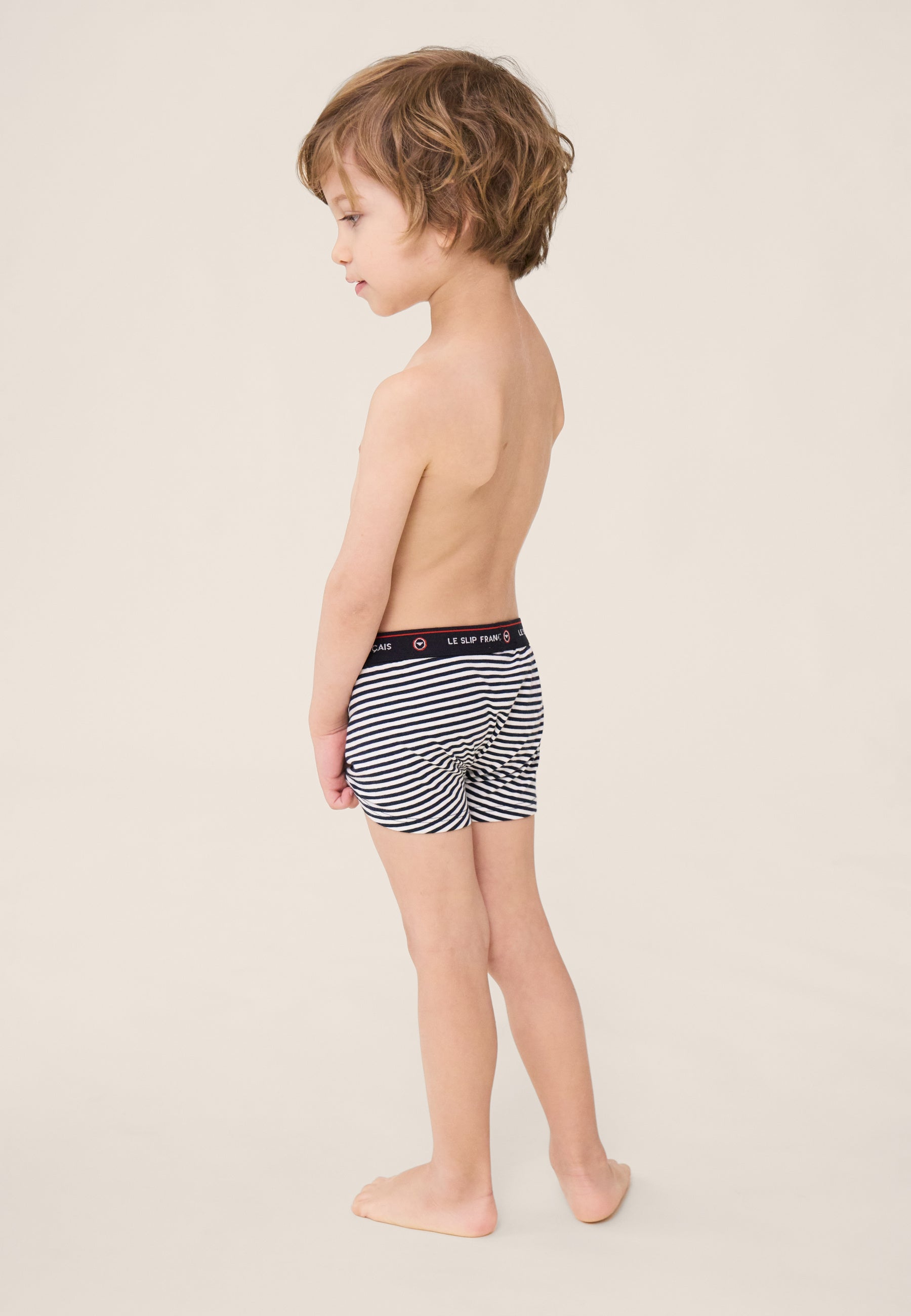 Boxer enfant marinière en coton - Petit Joseph Mariniere