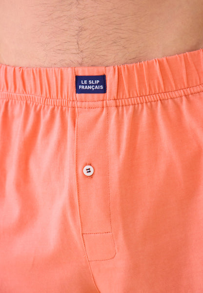 Pink cotton jersey boxer shorts - Fredo Rose Pêche