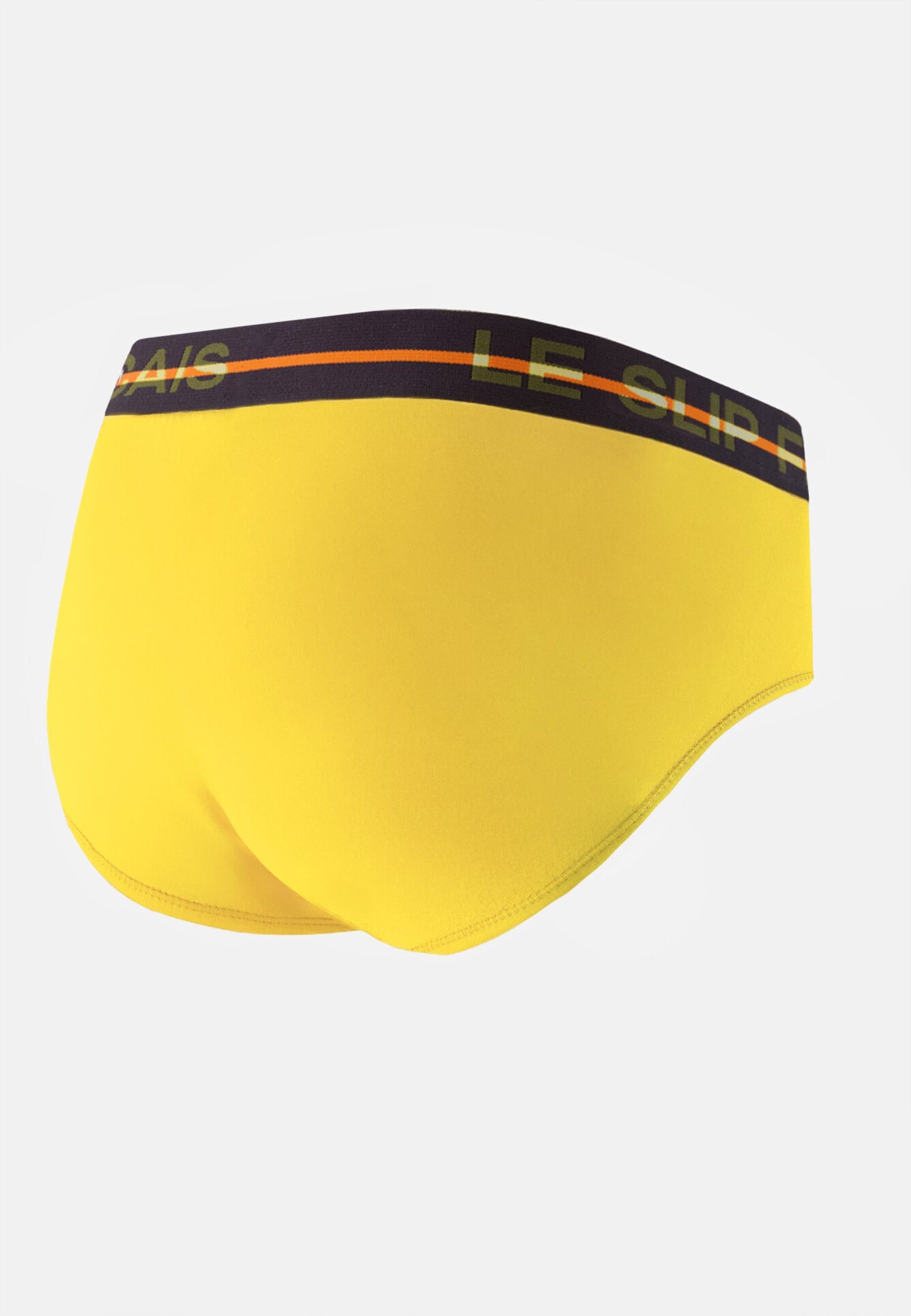 Slip jaune en coton - Intrépide Jaune Citron