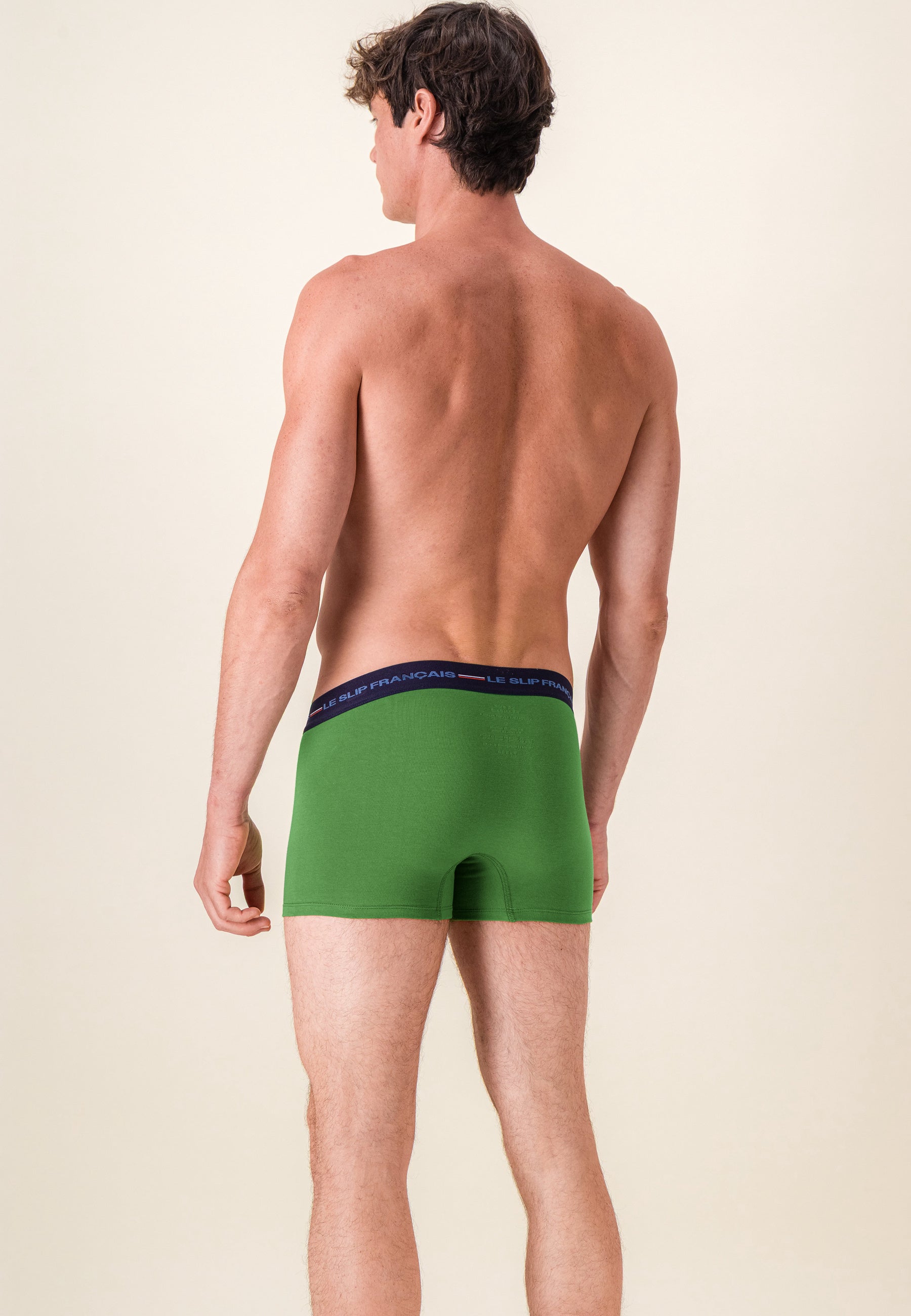 Lot de 2 boxers en coton - Boxers Marine Mint Green Brodé Finisher