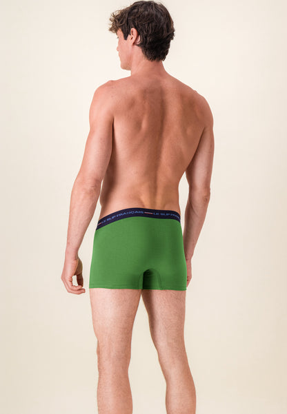 Lot de 2 boxers en coton - Boxers Marine Mint Green Brodé Finisher