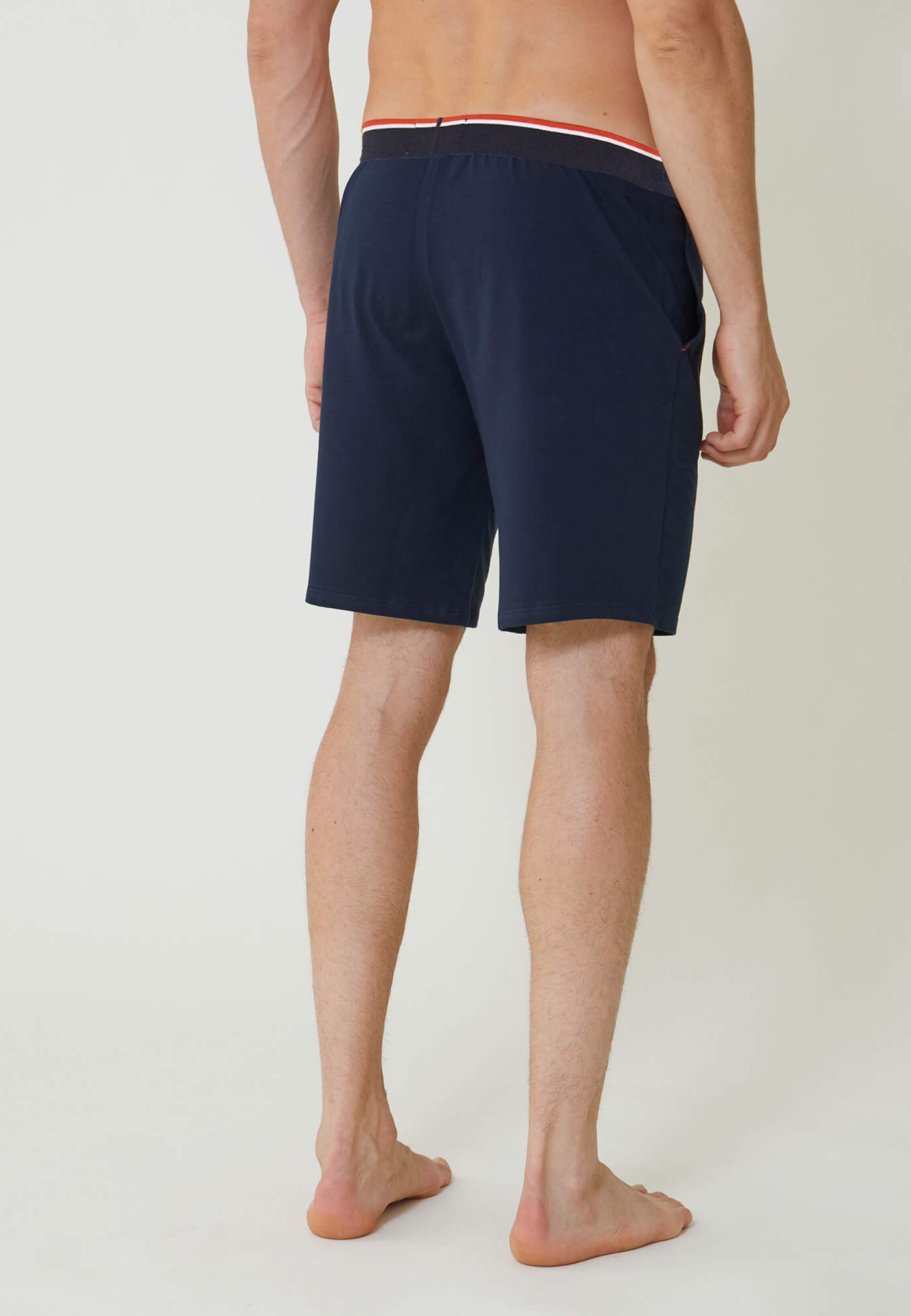 Bas de pyjama court bleu en coton - Zouzou Marine