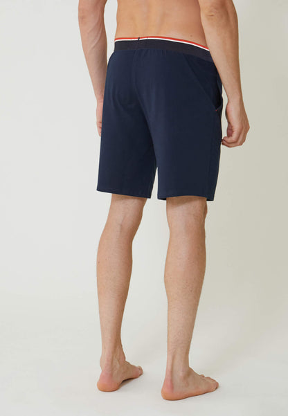 Bas de pyjama court bleu en coton - Zouzou Marine