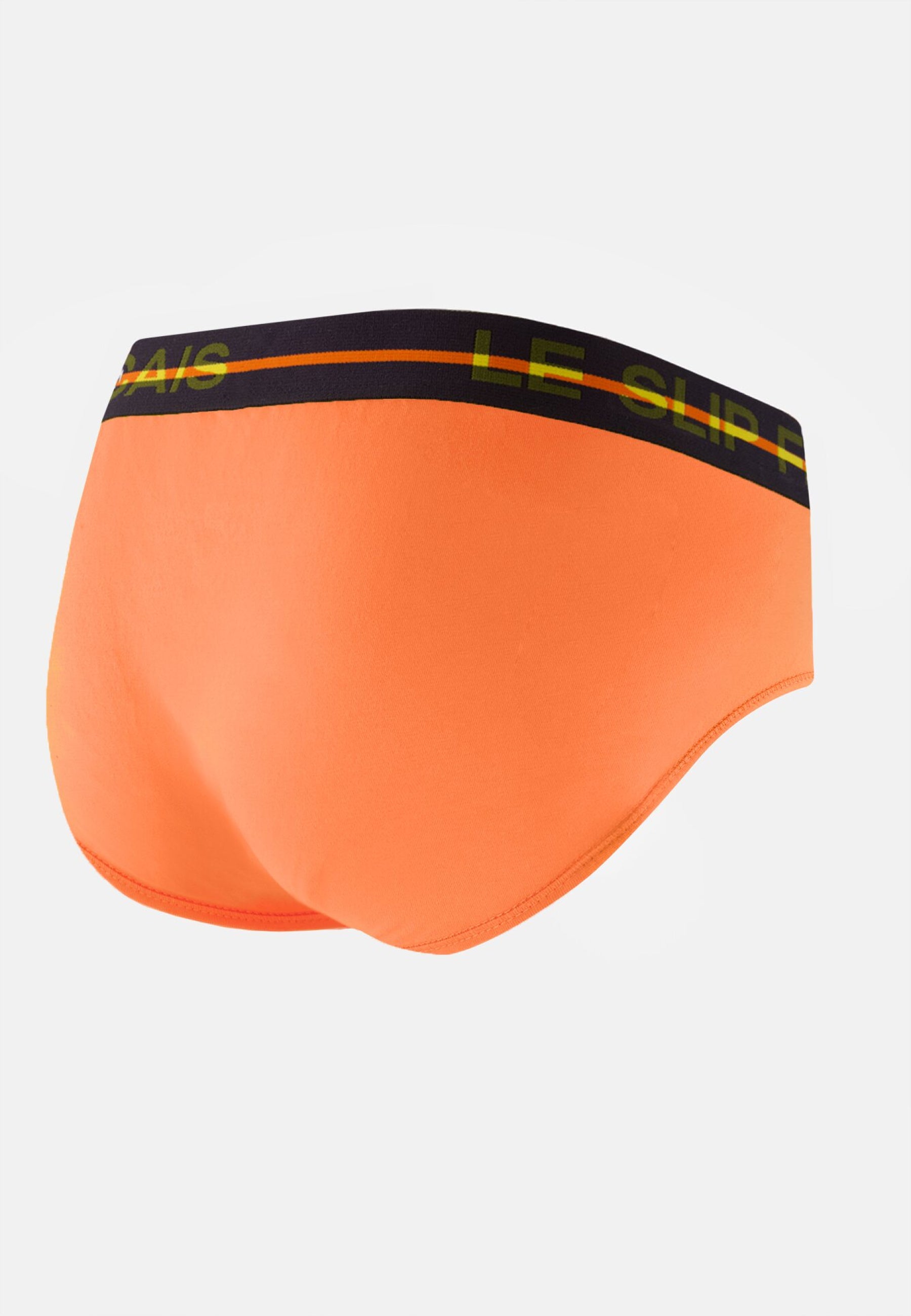 Slip orange en coton - Intrépide Orange Pur