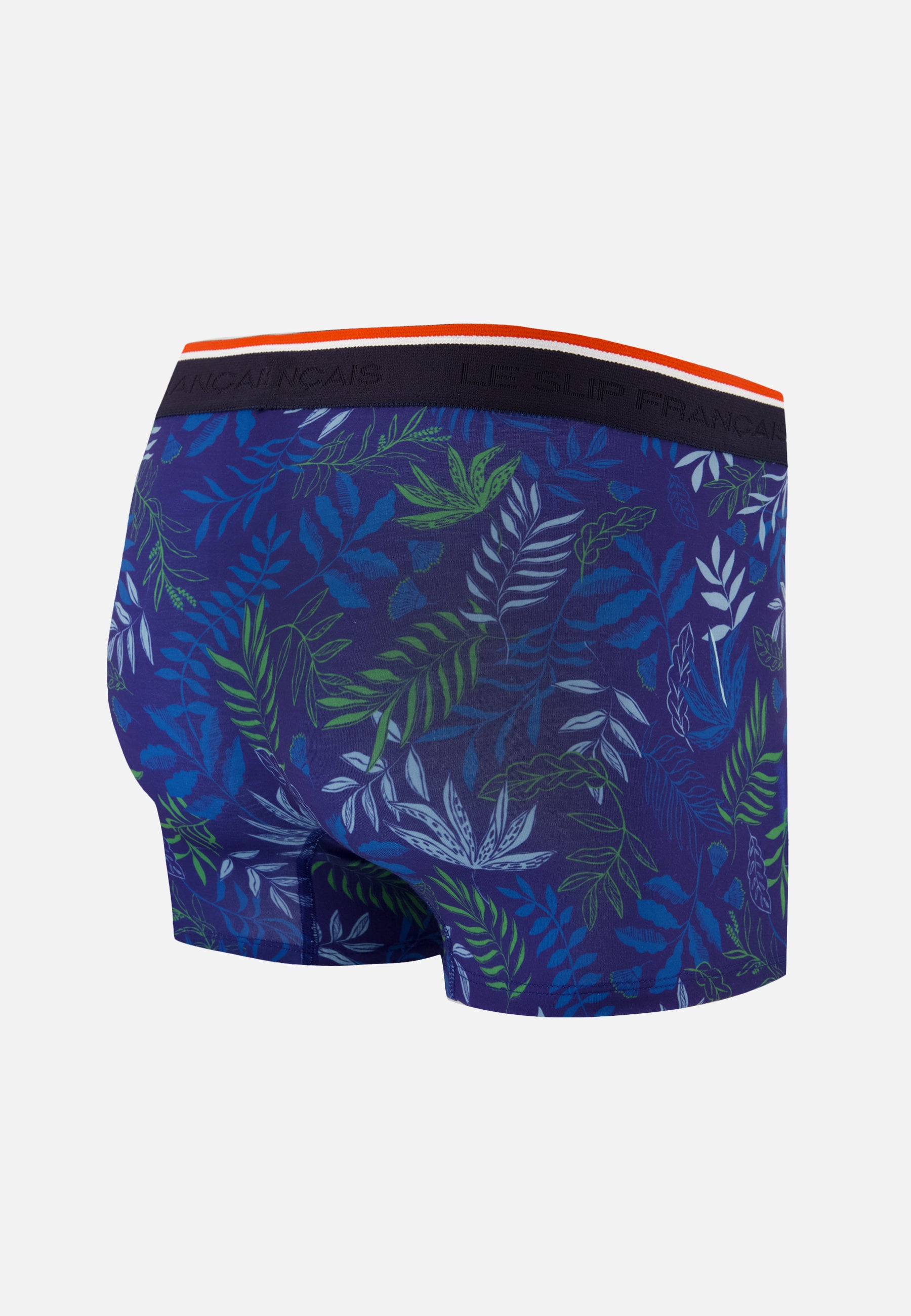 Indigo leaf cotton boxer shorts - Marius Sous Bois Indigo