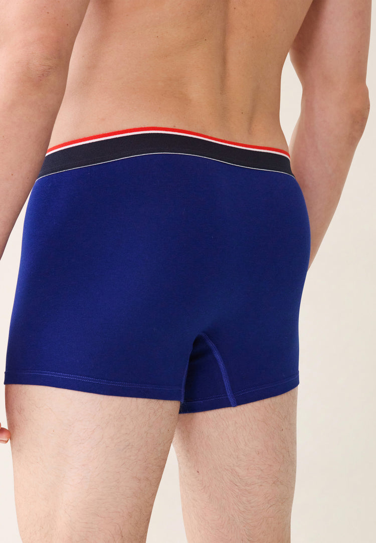 Cinquo Boxers Marius Navy Red White Indigo Navy Heart Pack - Le Slip Français - 7