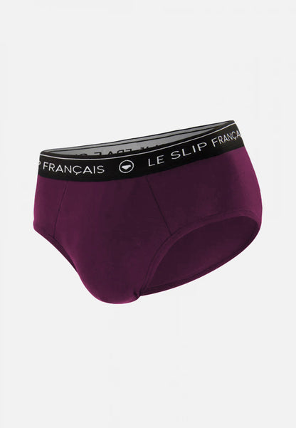 Slip prune en coton - Intrépide Prune