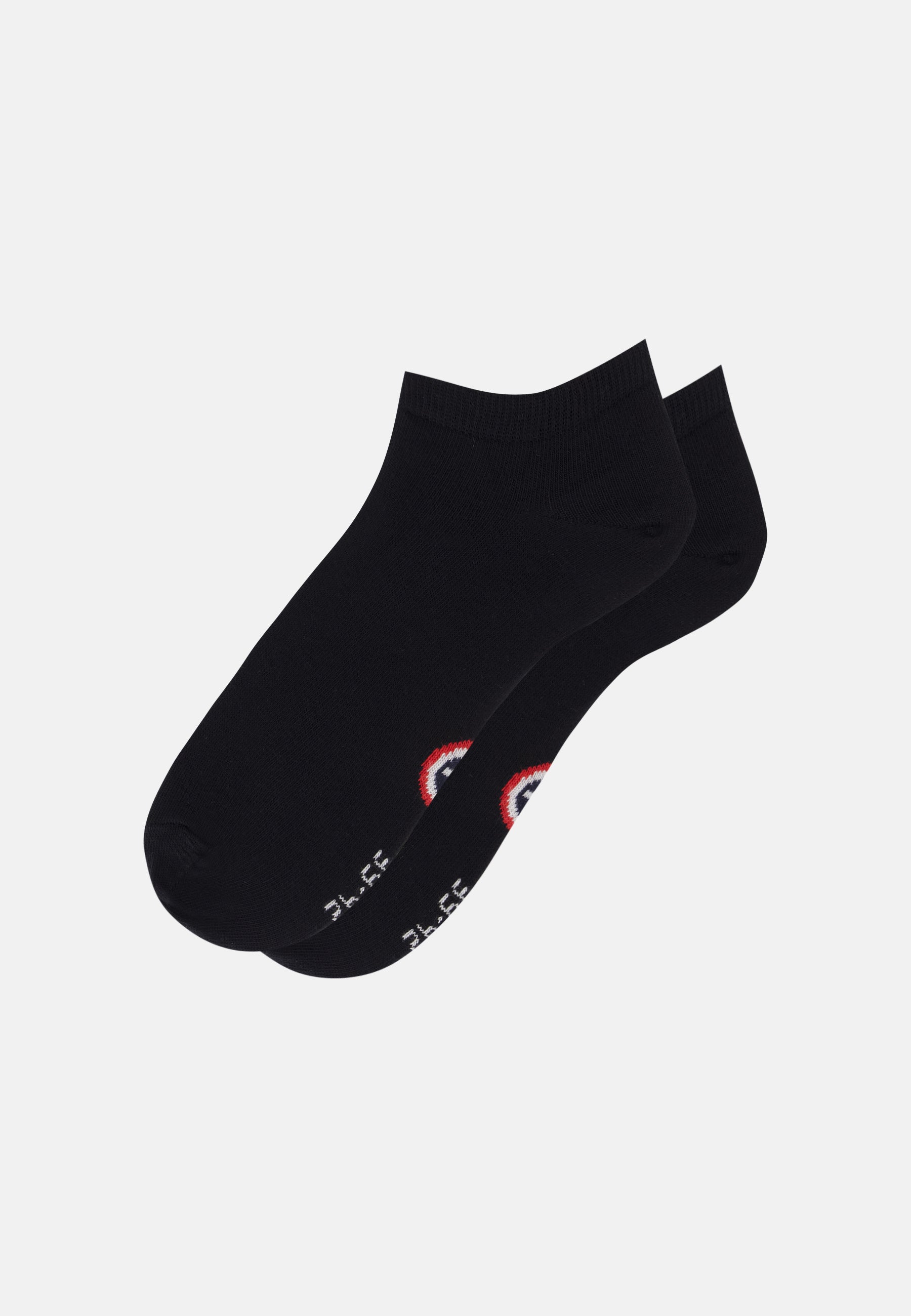 ‍Chaussettes basses noires - Tonnerre Noir (OFFERTES)
