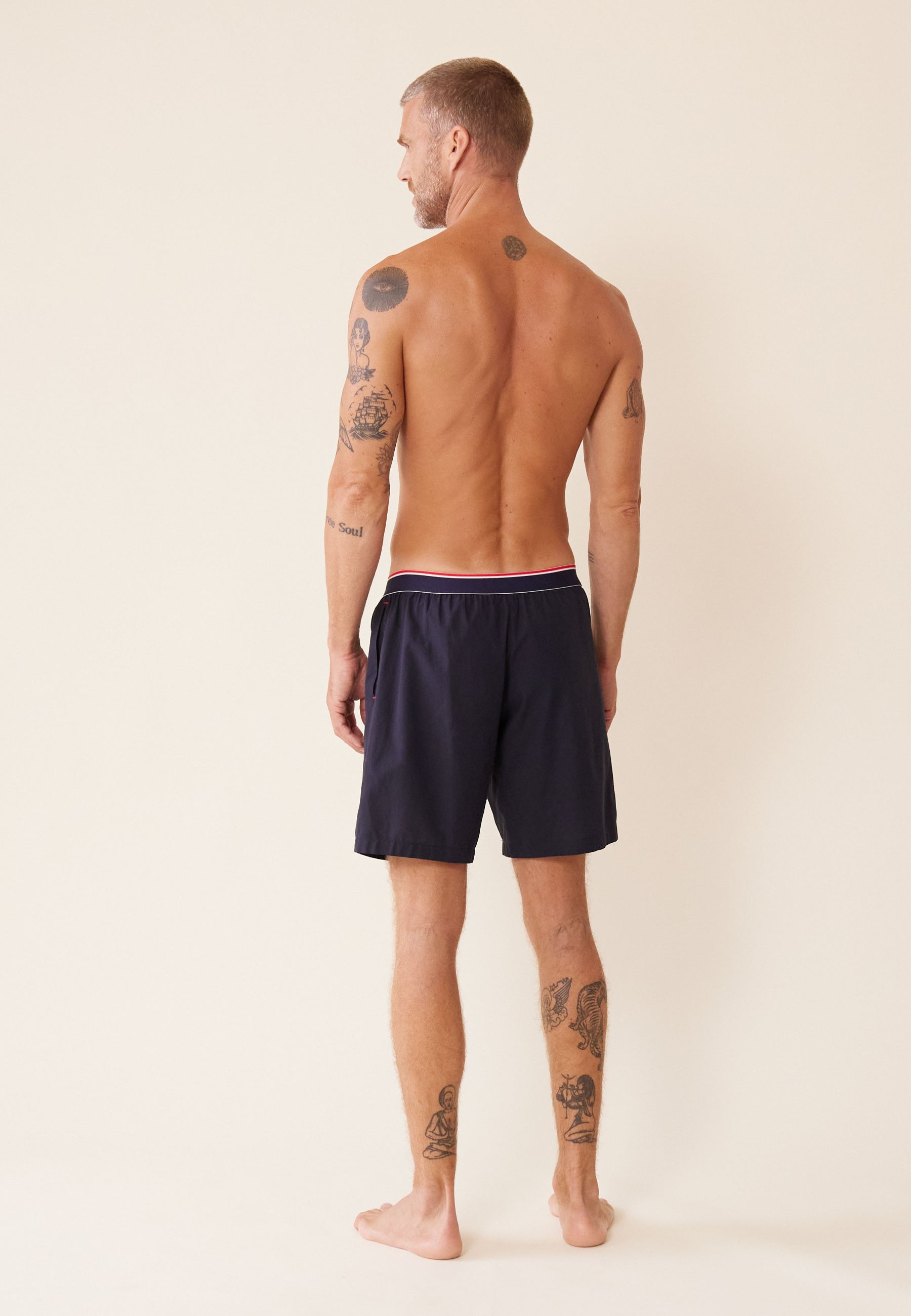Short de pyjama en coton - Orlando Marine