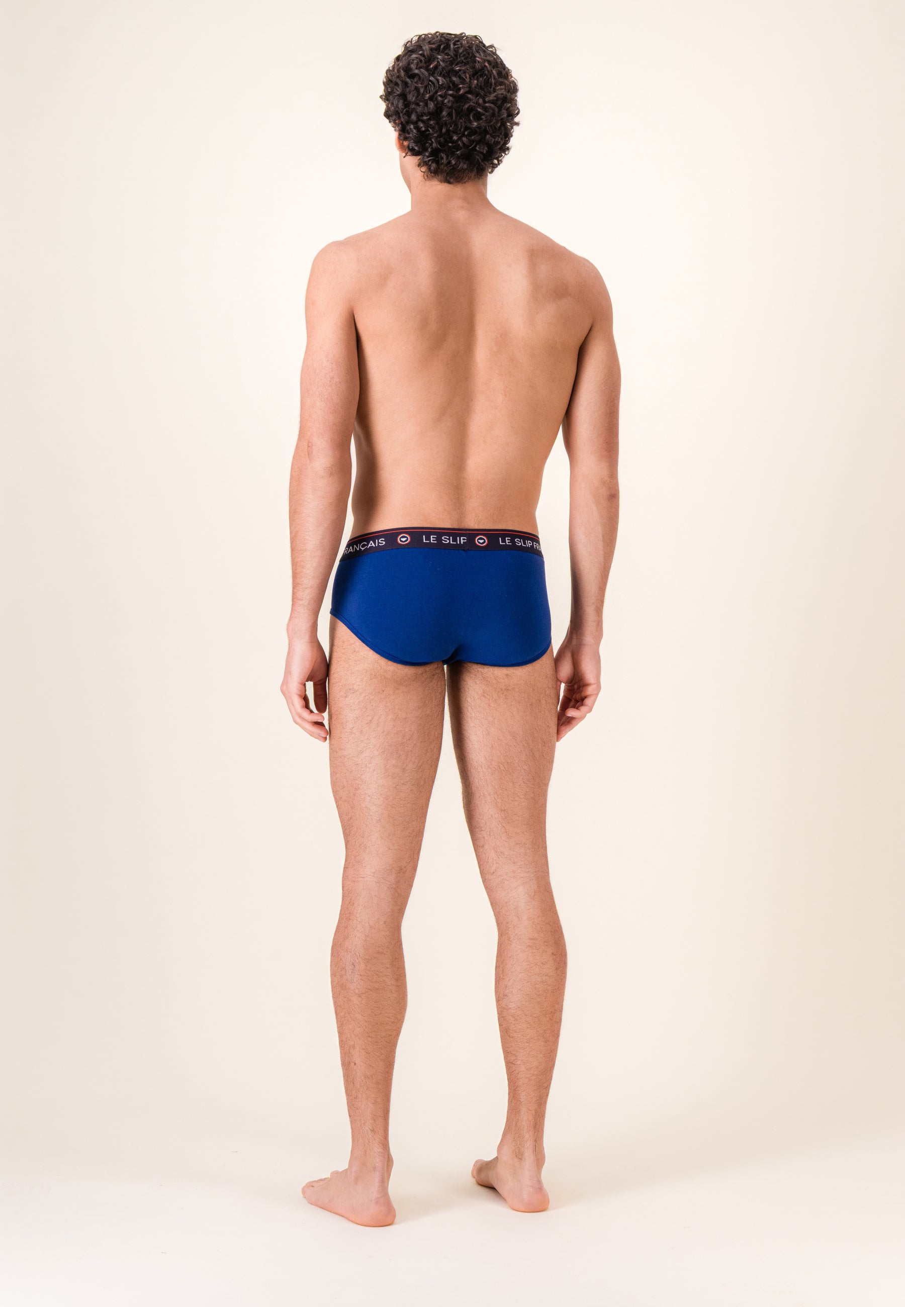 Blue cotton briefs - Intrepid Indigo