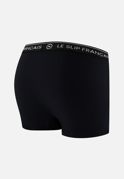 Culotte boxer femme noire en coton - Fougueuse Noire