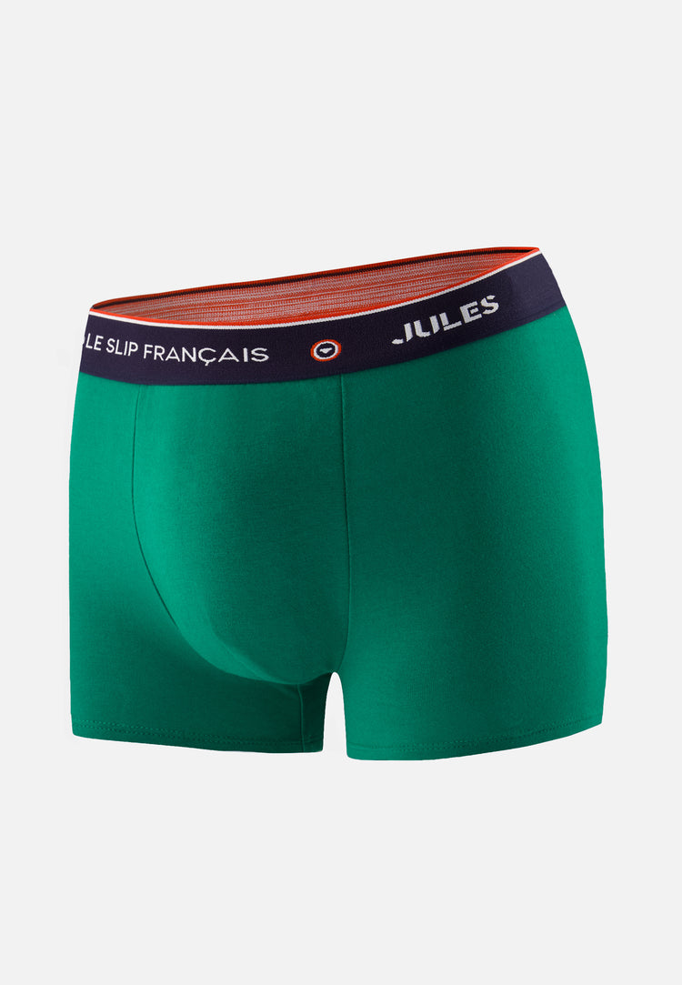Boxer en coton - Fabrice Vert LSF x Jules - Le Slip Français - 1