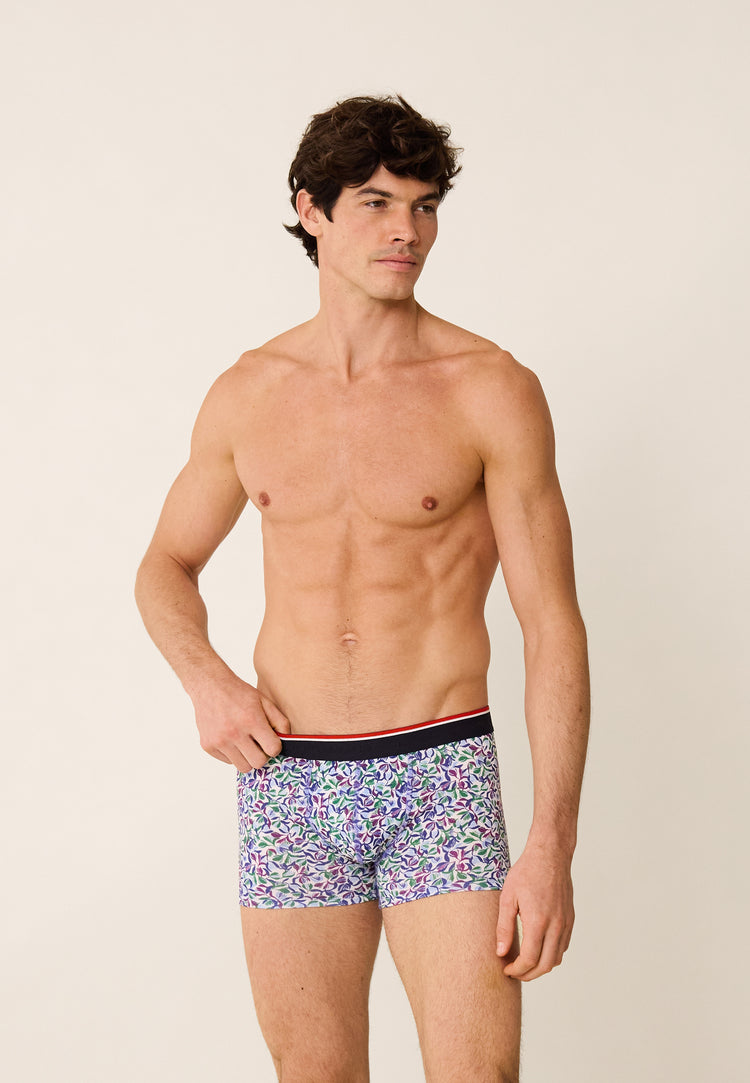 Marius Tulipe Redoutable Dazzling Blue Boxer Duo Pack - Le Slip Français - 2