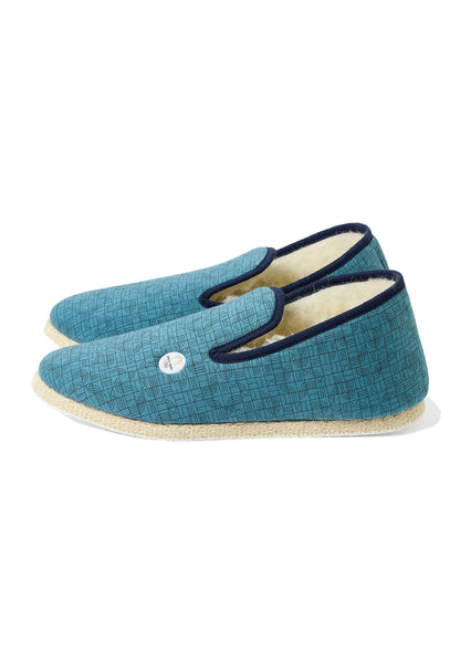 Chaussons d'intérieur en laine - Charentaise Imprimé Athlète