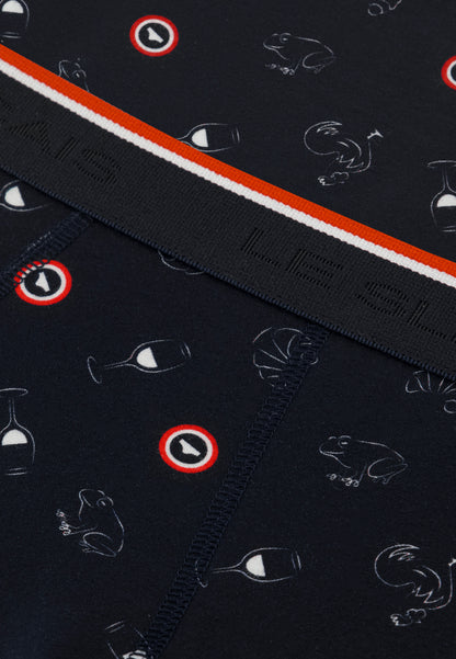 Slip bleu à motifs français en coton - Intrépide La vie en slip