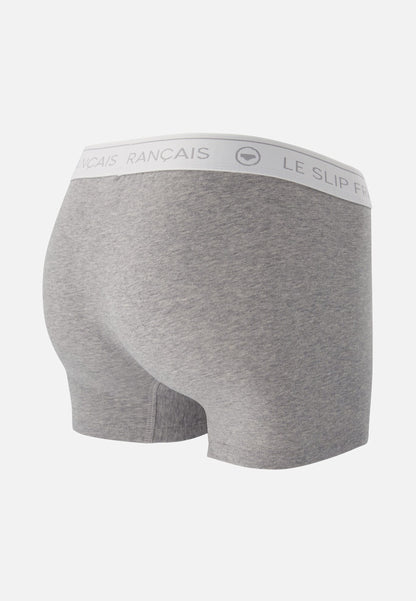 Boxer gris en coton - Redoutable Gris Chiné
