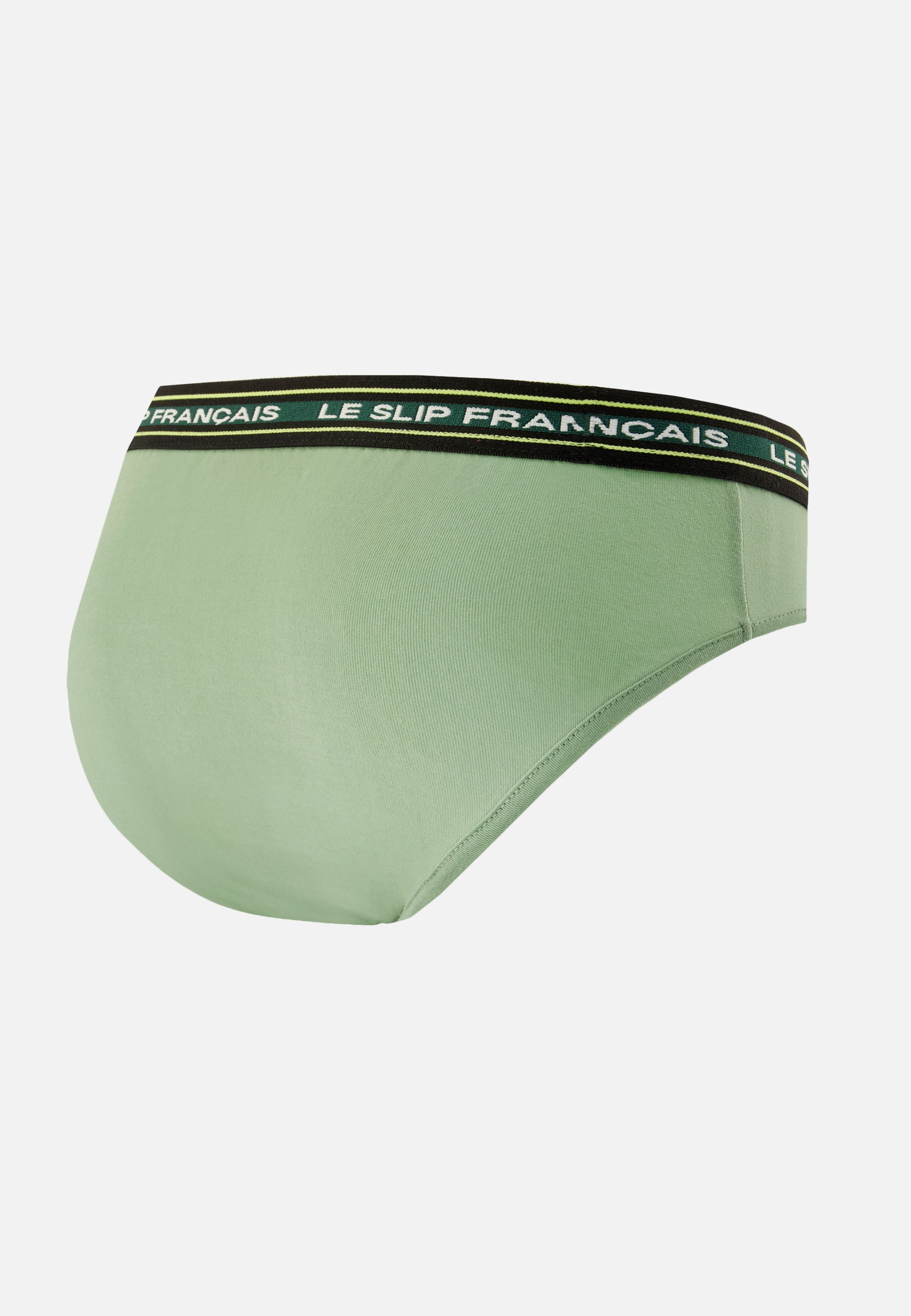 Culotte taille haute vert en coton - Rieuse Vert Sauge