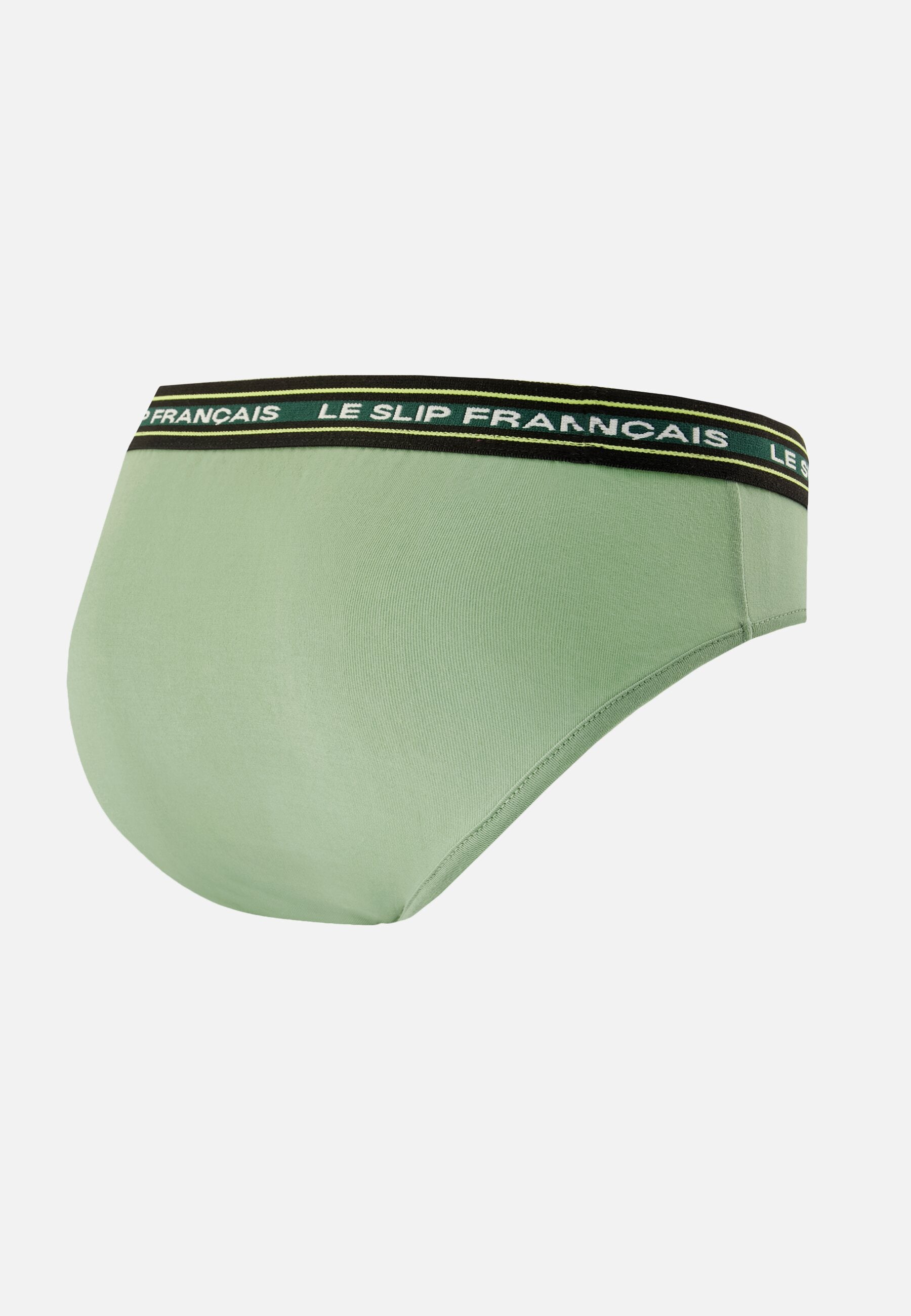 Culotte taille haute vert en coton - Rieuse Vert Sauge