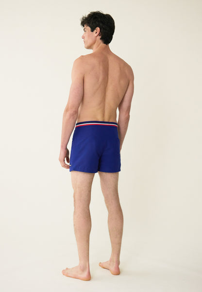 Short de bain court recyclé - Cap Indigo