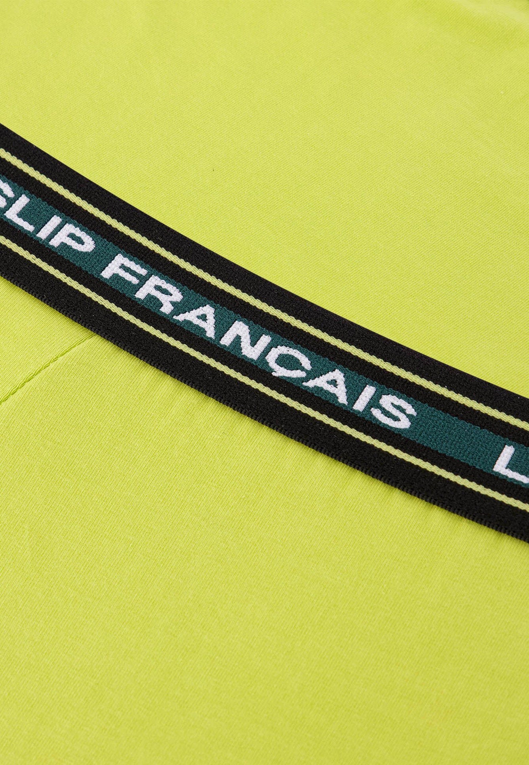 Slip jaune en coton - Intrépide Jaune Anis