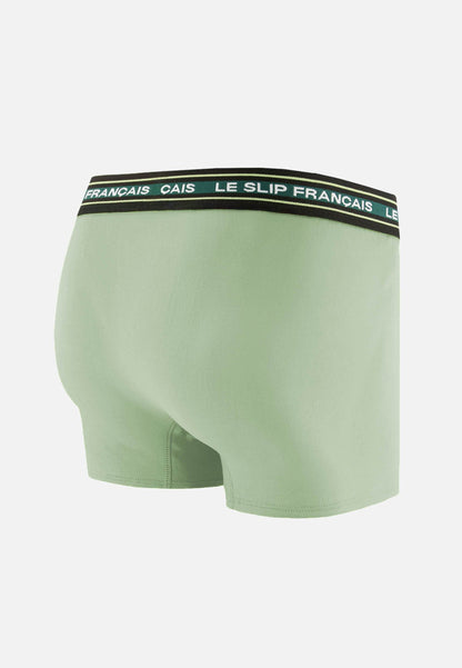 Boxer vert en coton - Redoutable Vert Sauge