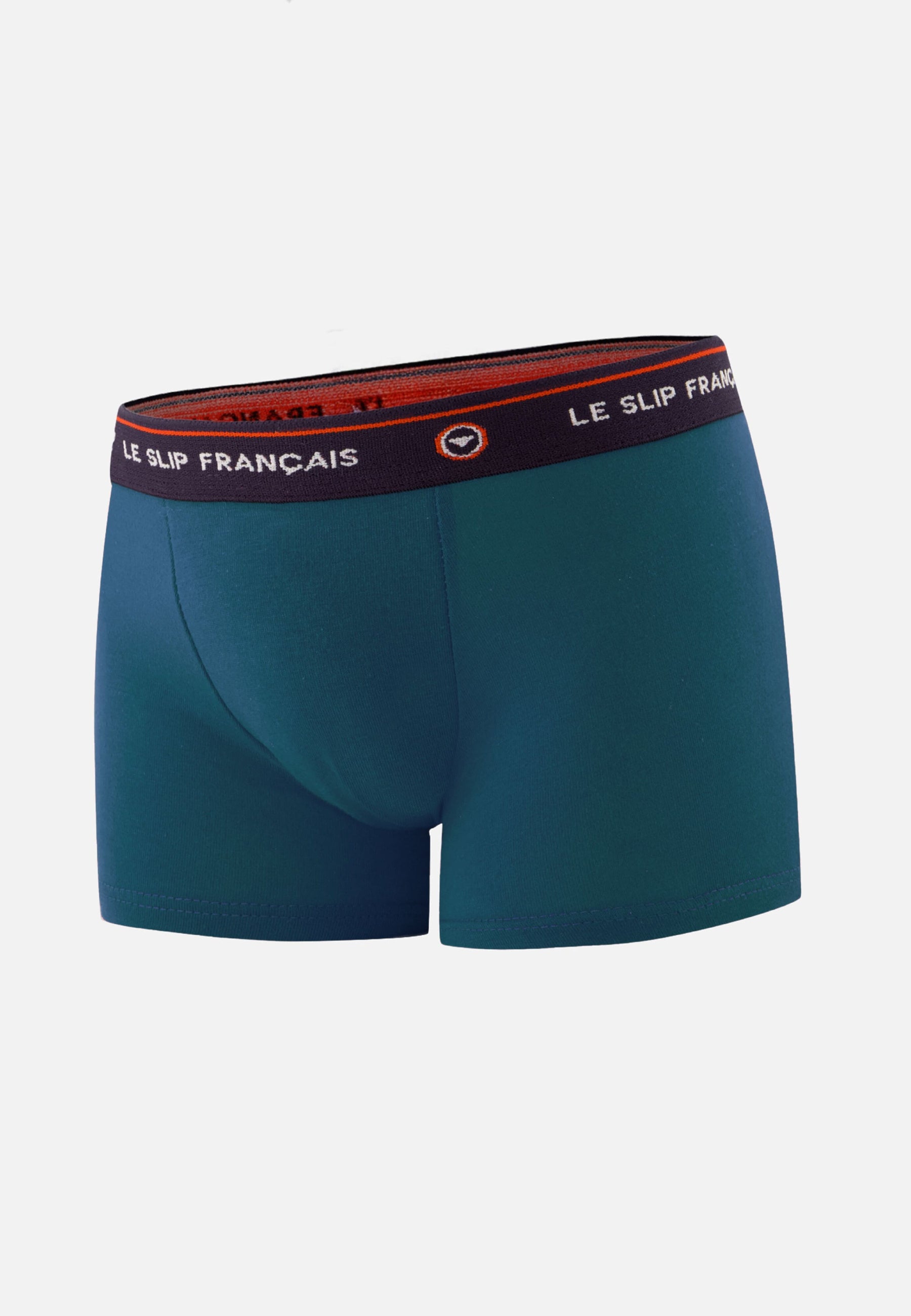 Boxer enfant bleu en coton - Petit Joseph Bleu Canard