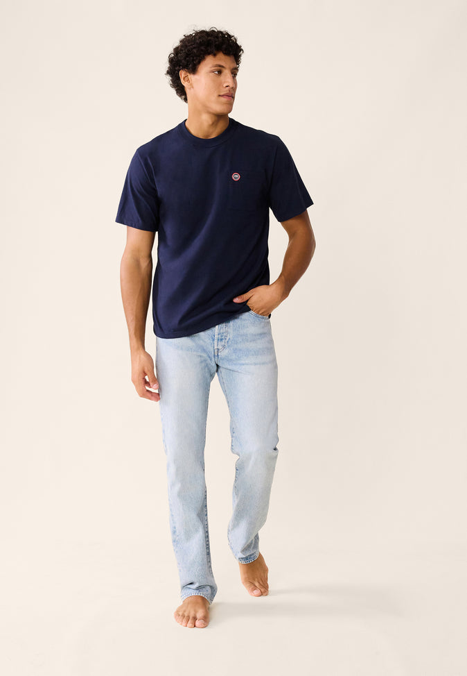 le slip français T-shirt LSF x Armor Lux Eckmuhl Marine