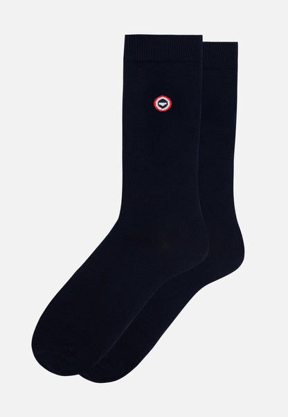 Lot de 3 chaussettes mi-hautes - Chaussettes Purple Bloc Eblouissant Marine