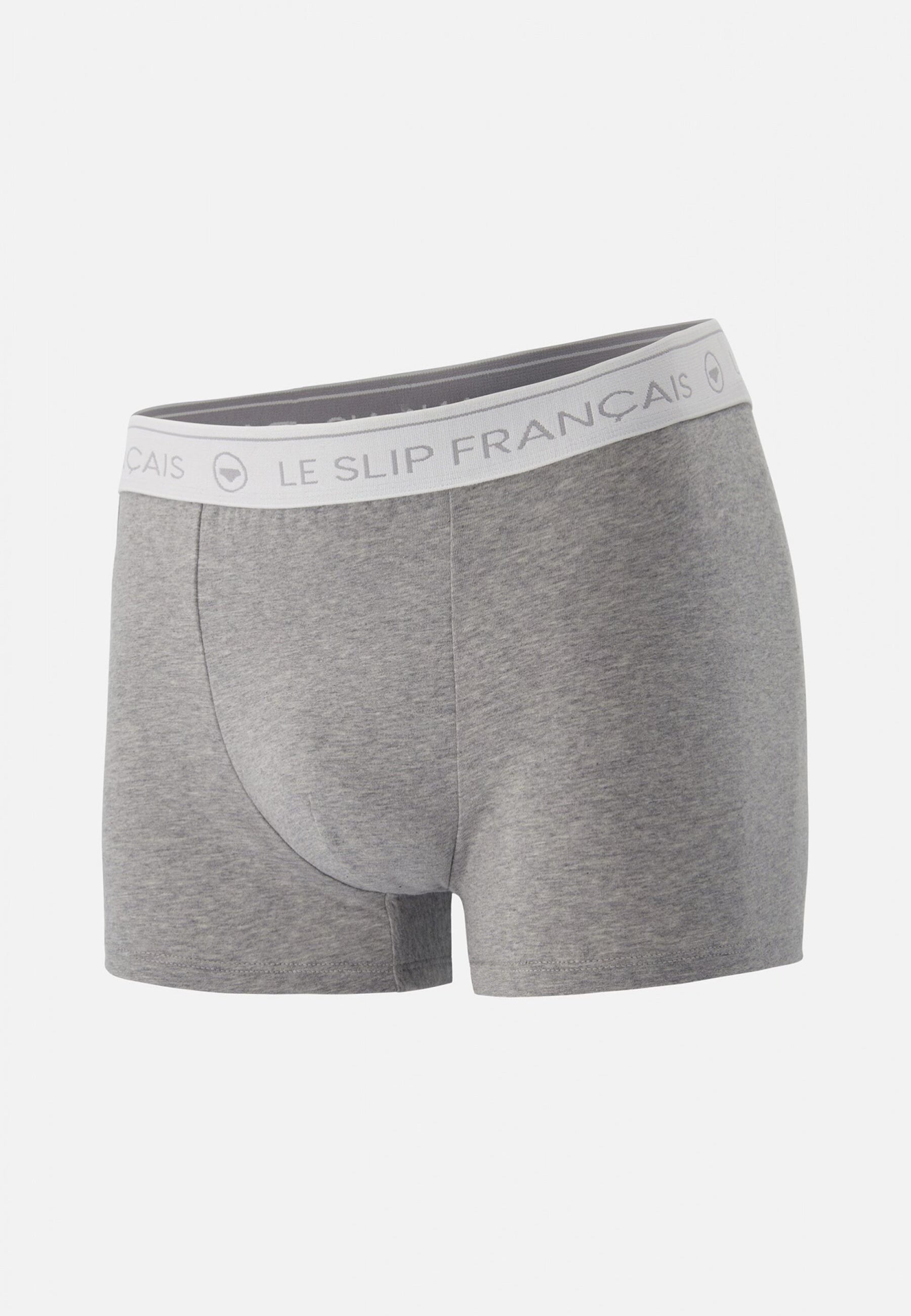 Boxer gris en coton - Redoutable Gris Chiné