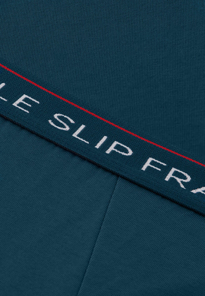 Slip bleu en coton - Intrépide Bleu Canard