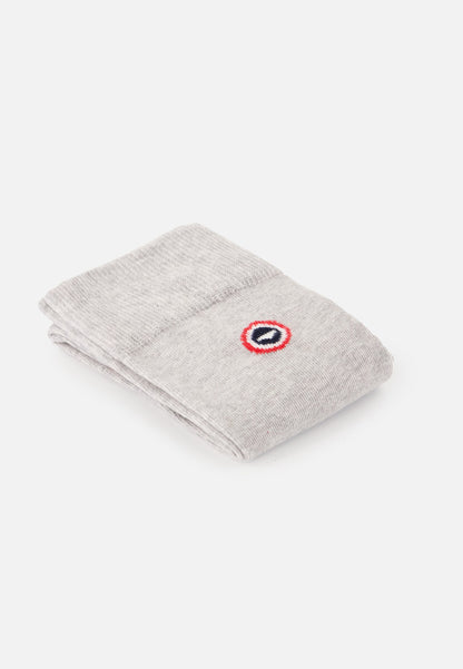 Chaussettes mi-hautes gris clair et anthracite fantaisie - Robuste Gris Clair Gris Anthracite