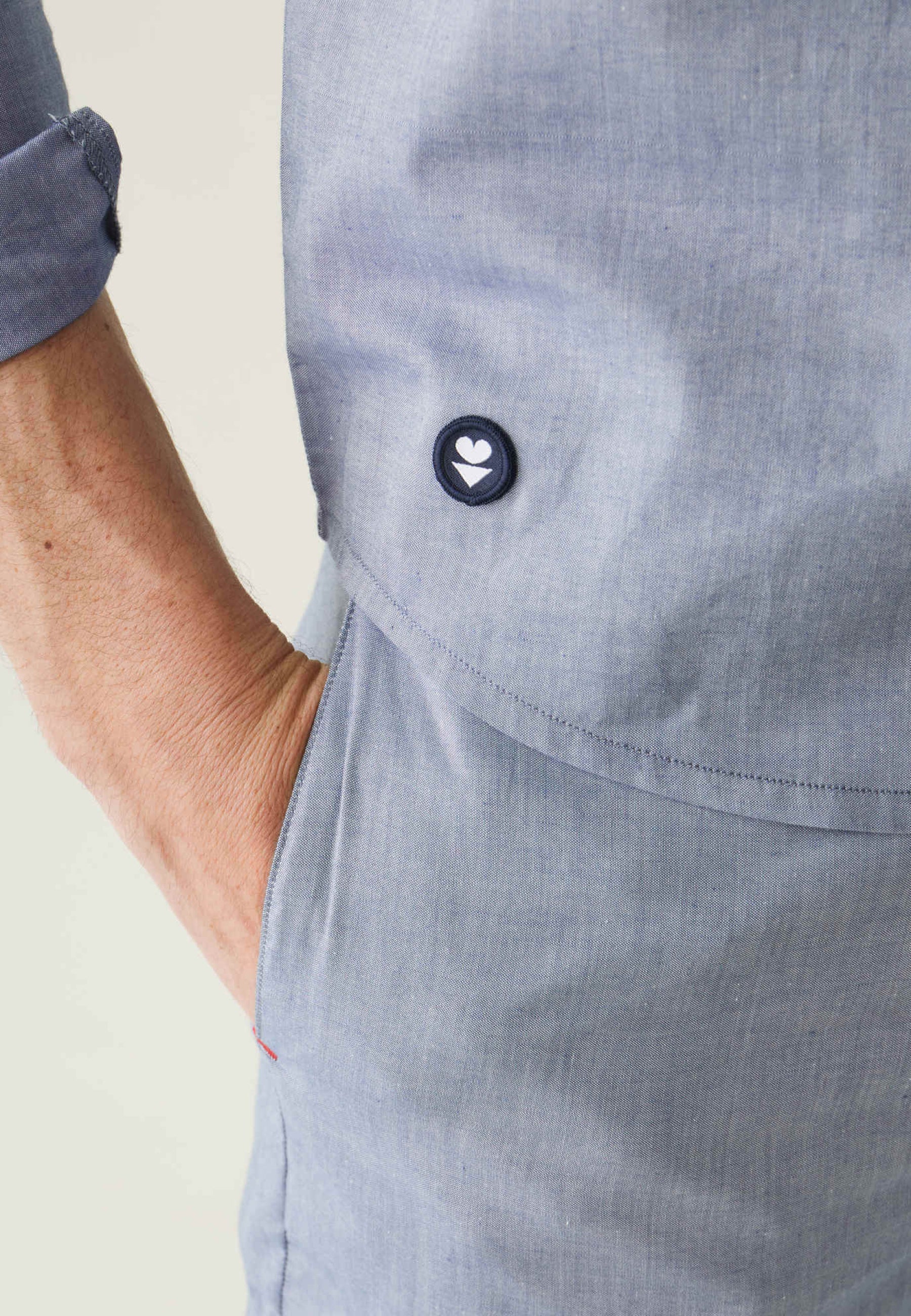 Chemise de pyjama en chambray - Tom Chambray