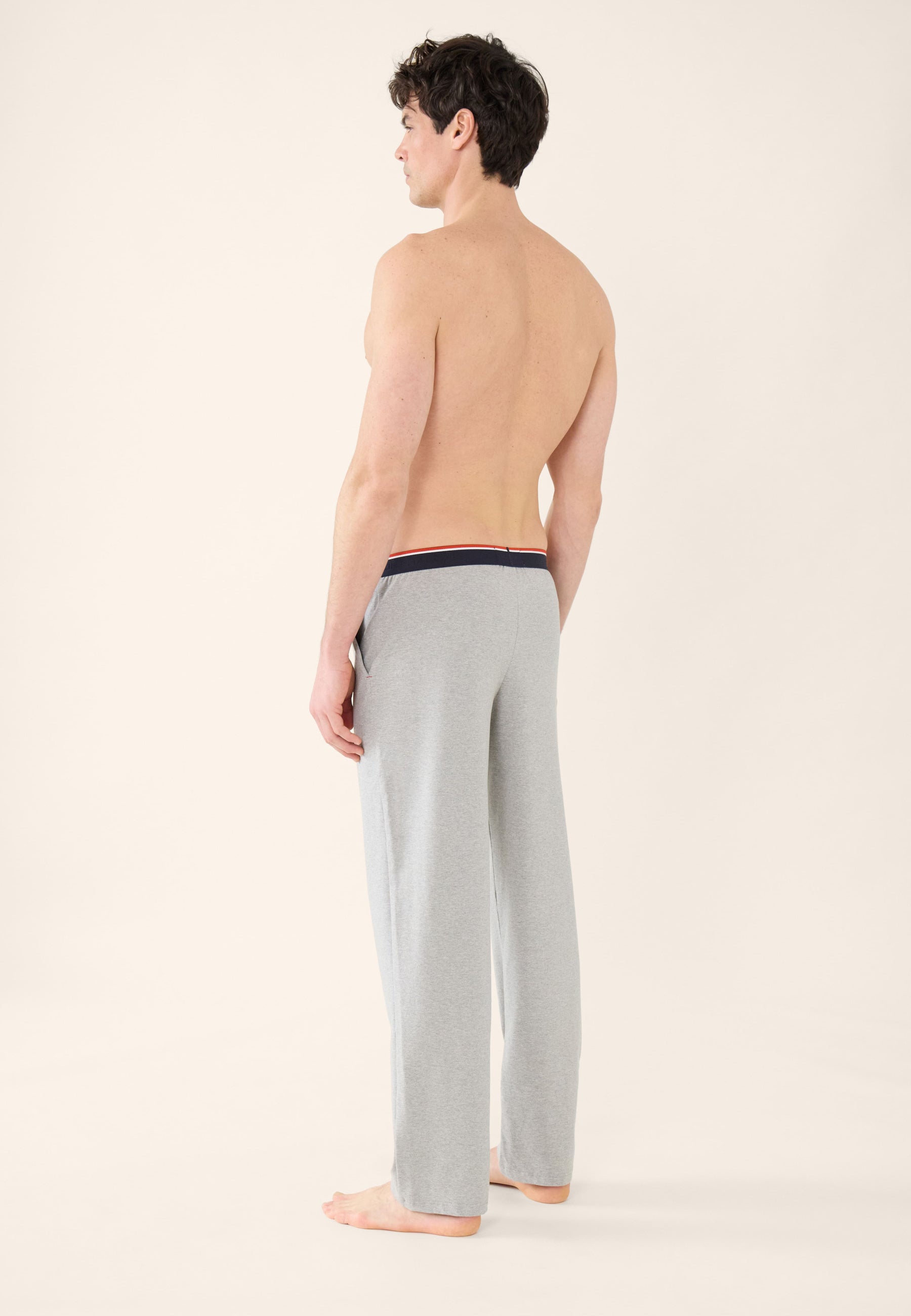 Bas de pyjama en coton - Toudou Gris Chiné