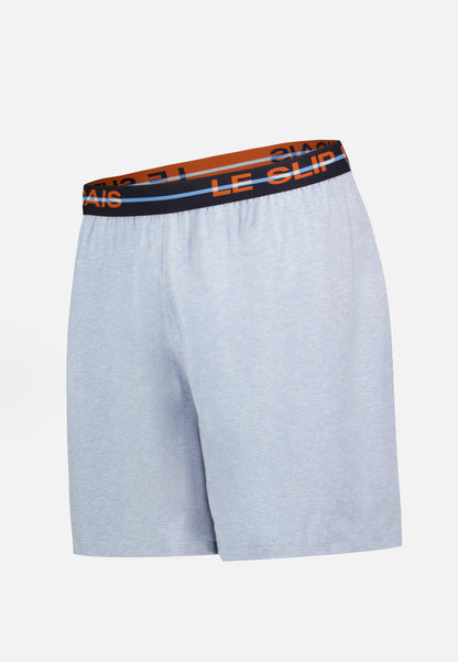 Bas de pyjama court bleu en coton - Invincible Bleu Ciel Chine