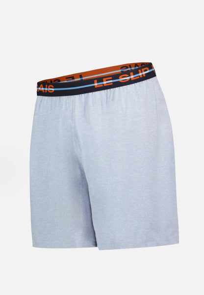 Bas de pyjama court bleu en coton - Invincible Bleu Ciel Chine
