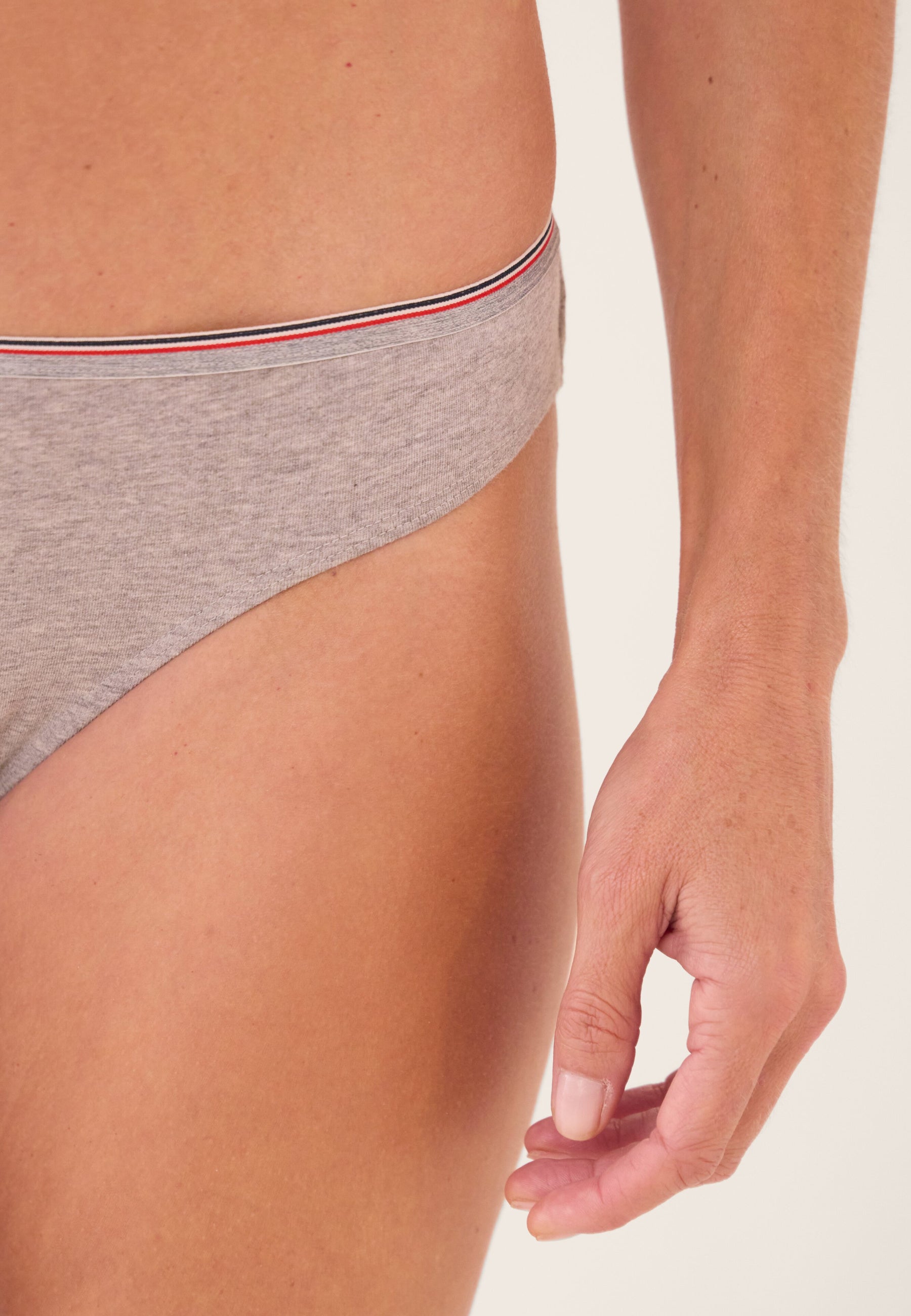 Culotte grise en coton - Lucette Gris Chine