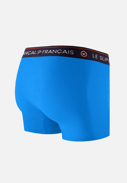 Boxer en coton - Redoutable Bleu Fluo