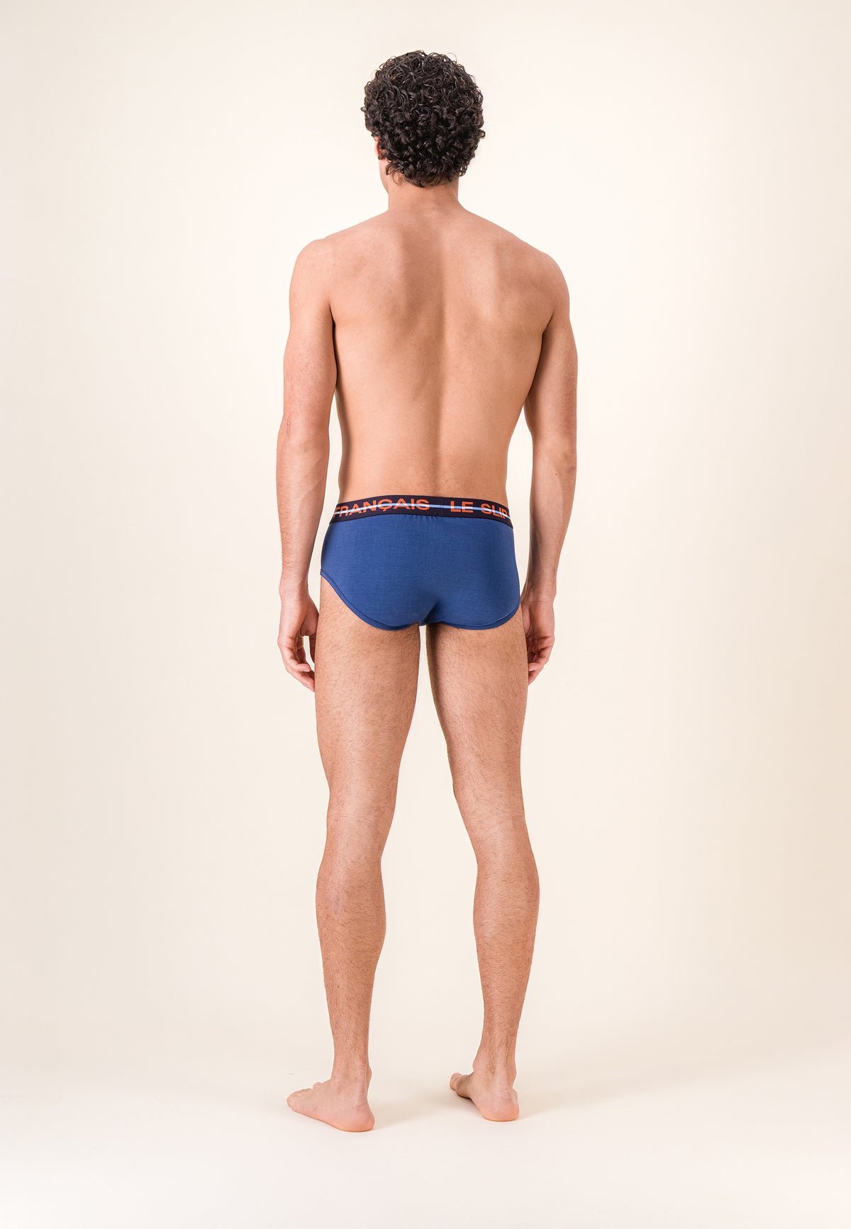 Slip bleu en coton - Intrépide Bleu Acier
