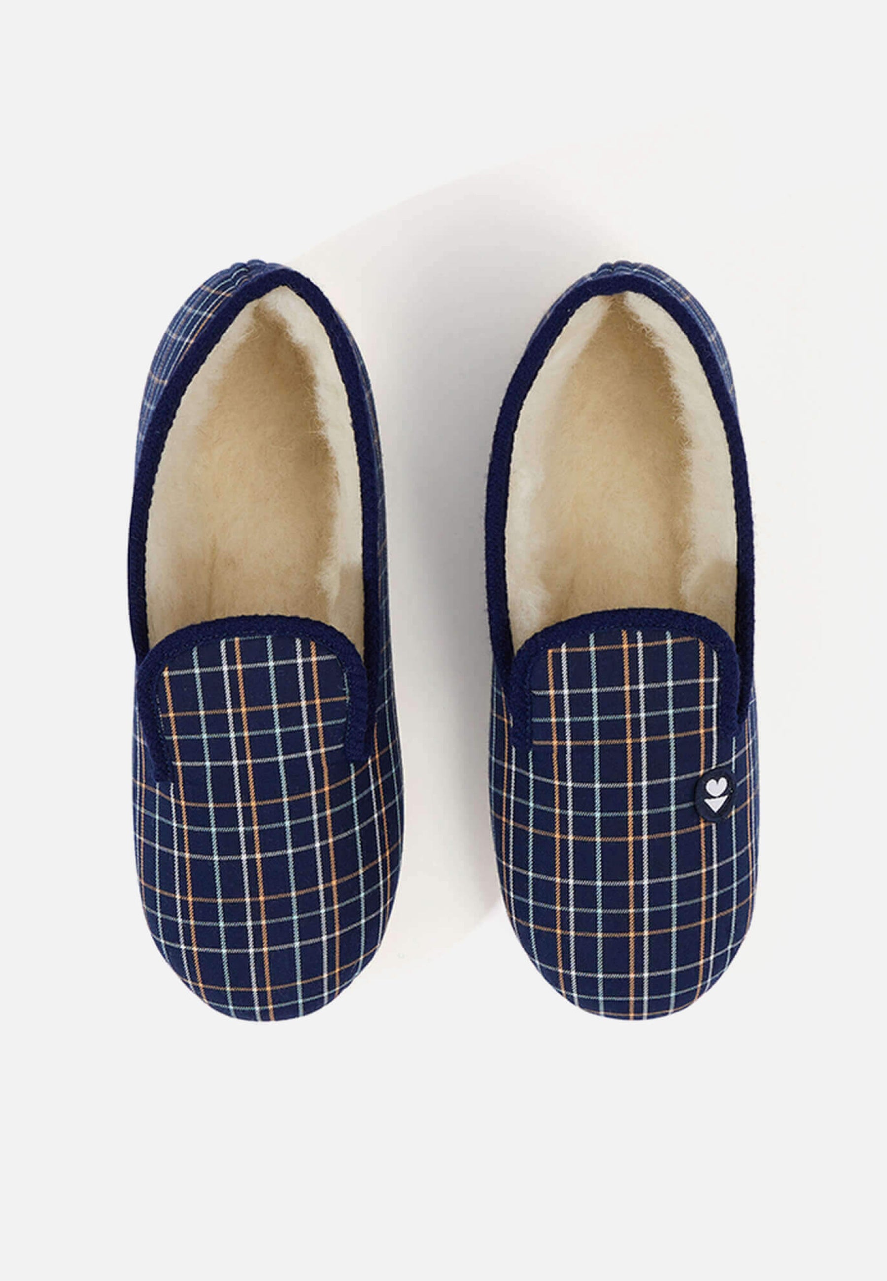 Chaussons d'intérieur en laine - Pantoufles Tomette