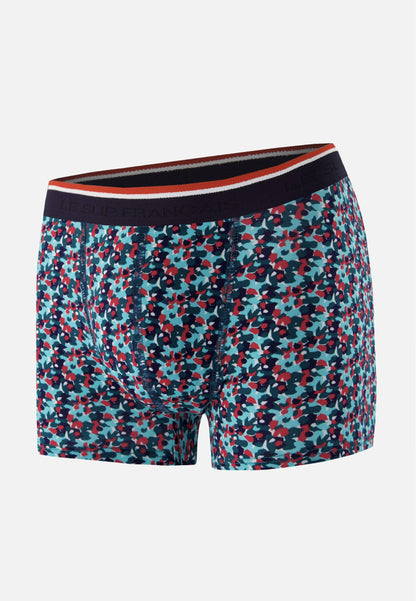 Boxer vert à motif confetti en coton - Marius Confetti Vert D'Eau