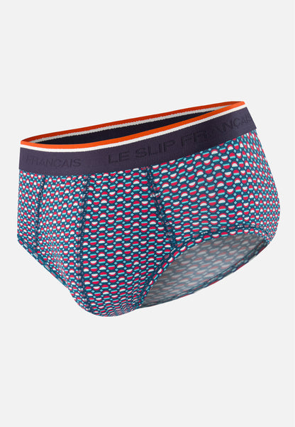 Slip vert à motif cercle en coton - Terrible Cercle Vert D'Eau