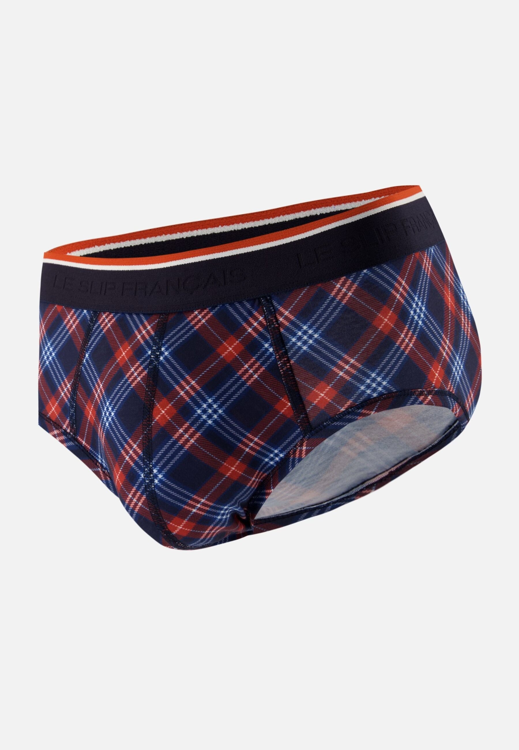 Slip à carreaux tricolores - Terrible Tartan Bleu Blanc Rouge